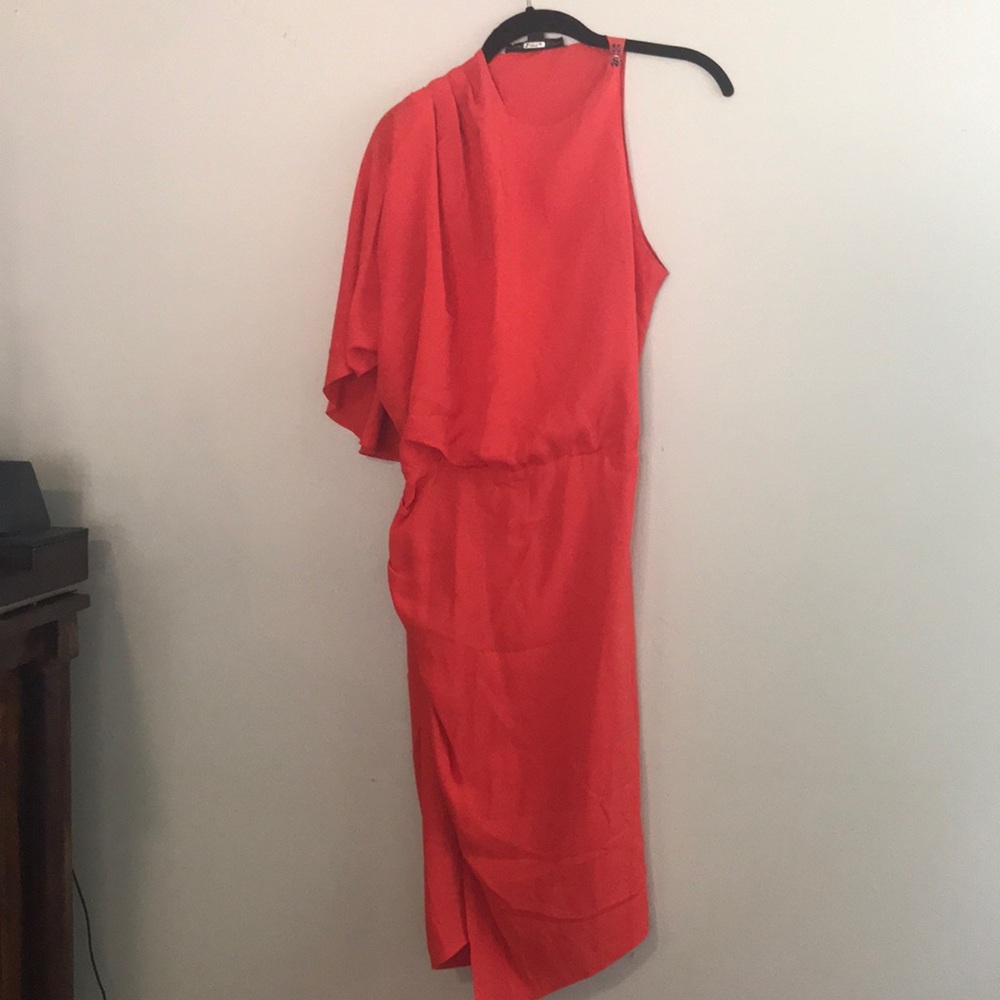 Alexander Wang red silk dress size 4